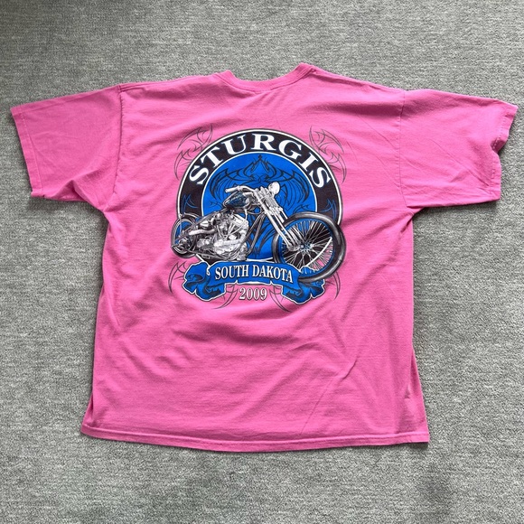 Sturgis, SD 2009 Motorcycle Rally Graphic Tee - Picture 2 of 5